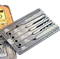 Preview: GRIM WORKSHOP®: Lock Pick Rake Card  Urban Survival Credit Card Lock Rake Pick Set